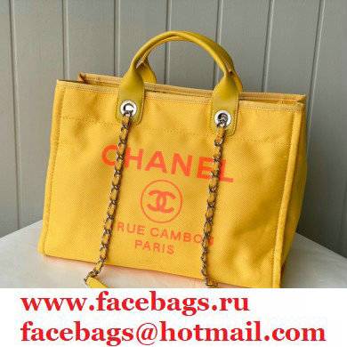 chanel cabas ete Deauville Tote A93786 yellow