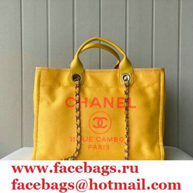 chanel cabas ete Deauville Tote A93786 yellow