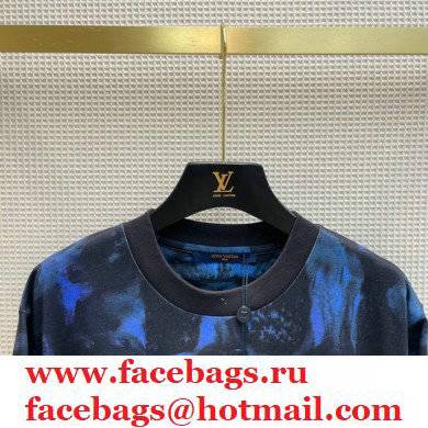louis vuitton Salt Print men's T-Shirt blue 1A8X1O 2021