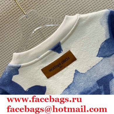 louis vuitton watercolor monogram sweatshirt blue 2021 - Click Image to Close