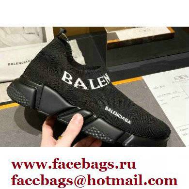 Balenciaga Ankle Logo Knit Sock Speed Trainers Sneakers 01 2021 - Click Image to Close