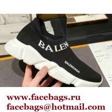 Balenciaga Ankle Logo Knit Sock Speed Trainers Sneakers 02 2021