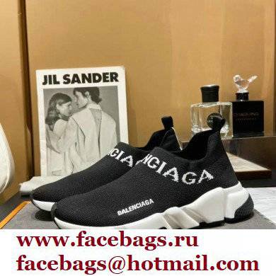 Balenciaga Ankle Logo Knit Sock Speed Trainers Sneakers 03 2021 - Click Image to Close