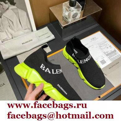 Balenciaga Ankle Logo Knit Sock Speed Trainers Sneakers 06 2021 - Click Image to Close