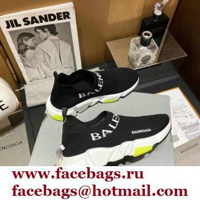 Balenciaga Ankle Logo Knit Sock Speed Trainers Sneakers 07 2021 - Click Image to Close