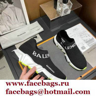Balenciaga Ankle Logo Knit Sock Speed Trainers Sneakers 09 2021 - Click Image to Close
