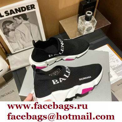 Balenciaga Ankle Logo Knit Sock Speed Trainers Sneakers 10 2021 - Click Image to Close