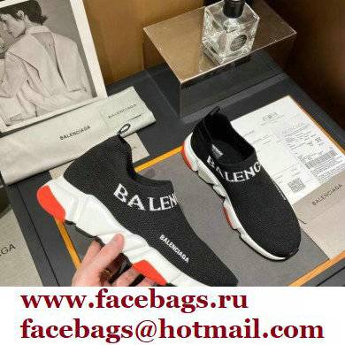 Balenciaga Ankle Logo Knit Sock Speed Trainers Sneakers 11 2021 - Click Image to Close