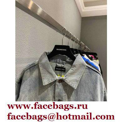 Balenciaga Denim Jacket BLCG16 2021 - Click Image to Close