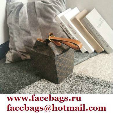 Celine Strap Box Bag in Triompe Canvas black 2021