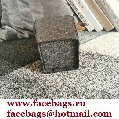 Celine Strap Box Bag in Triompe Canvas black 2021 - Click Image to Close