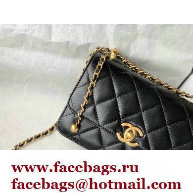 Chanel Calfskin Mini Flap Bag AS2615 Black 2021