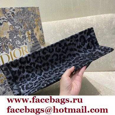 Dior Book Tote Bag in Gray Mizza Embroidery 2021
