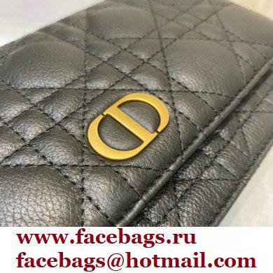 Dior Caro Belt Pouch with Chain Bag Black 2021