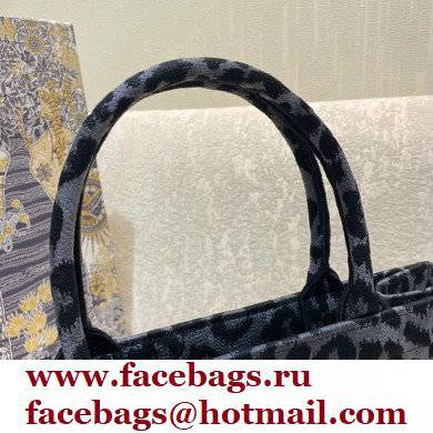 Dior Small Book Tote Bag in Gray Mizza Embroidery 2021