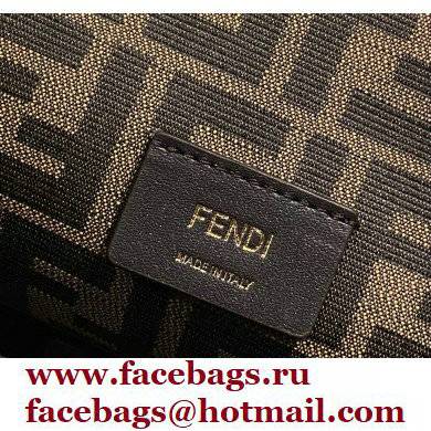 Fendi First Medium Leather Bag Apricot 2021