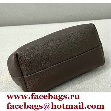 Fendi First Nano Leather Bag Charm Coffee 2021