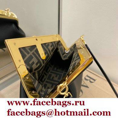 Fendi First Small Leather Bag black 2021