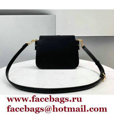 Fendi Touch Leather Bag Black 2021