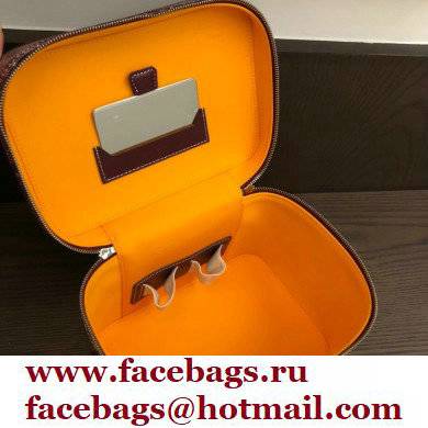 Goyard Muse Vanity Case Bag Burgundy - Click Image to Close