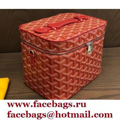Goyard Muse Vanity Case Bag Red