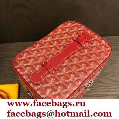 Goyard Muse Vanity Case Bag Red