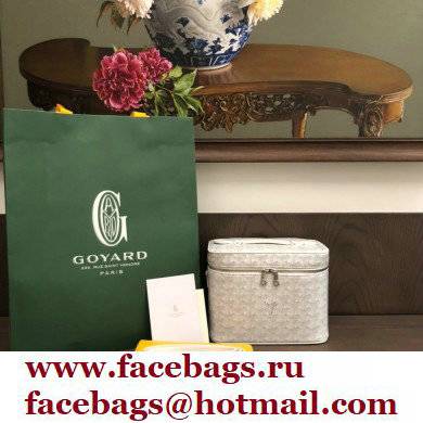 Goyard Muse Vanity Case Bag White