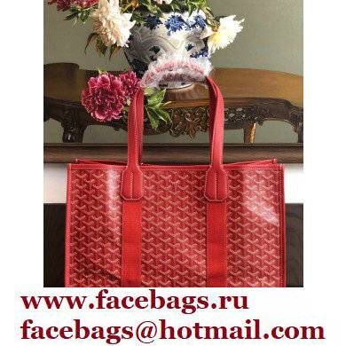 Goyard Villette Tote Bag Red - Click Image to Close
