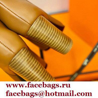 Hermes Saint Germain Ankle Boots Brown Handmade