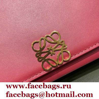 Loewe Goya Accordion Clutch Bag in Silk Calfskin Red 2021 - Click Image to Close