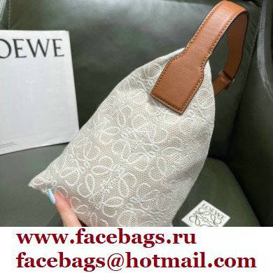 Loewe Medium Cubi Bag in Anagram Jacquard and Calfskin 2021 - Click Image to Close