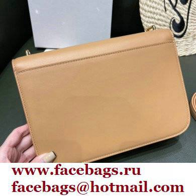 Loewe Medium Goya Bag in Silk Calfskin Apricot 2021