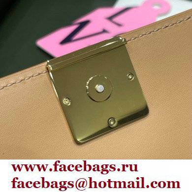 Loewe Medium Goya Bag in Silk Calfskin Apricot 2021 - Click Image to Close