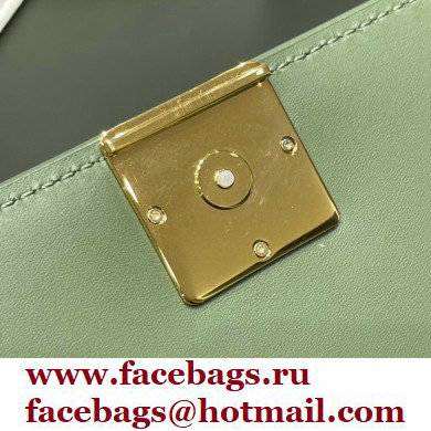 Loewe Medium Goya Bag in Silk Calfskin Army Green 2021 - Click Image to Close