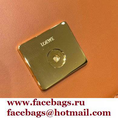 Loewe Medium Goya Bag in Silk Calfskin Brown 2021 - Click Image to Close