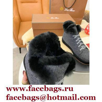 Loro Piana Shearling Fur Suede Nuages Mid Walk04 - Click Image to Close