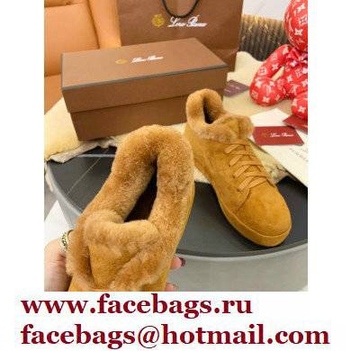Loro Piana Shearling Fur Suede Nuages Sneakers 08 - Click Image to Close