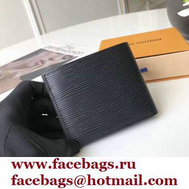 Louis Vuitton Amerigo Wallet Epi Leather Black