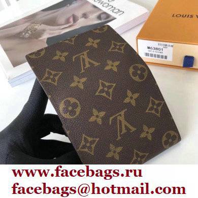 Louis Vuitton Enveloppe Carte de visite Card Holder Monogram Canvas M63801