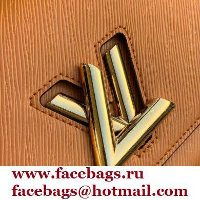 Louis Vuitton Epi Leather Twist MM Bag Karakoram M59026 Gold Cipango 2021 - Click Image to Close