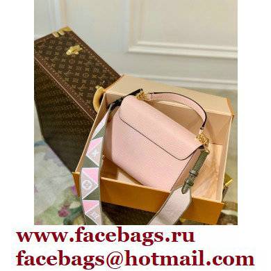 Louis Vuitton Epi Leather Twist MM Bag Karakoram M59028 Rose Jasmin Pink 2021 - Click Image to Close