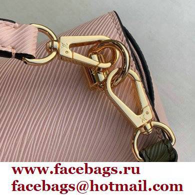 Louis Vuitton Epi Leather Twist MM Bag Karakoram M59028 Rose Jasmin Pink 2021