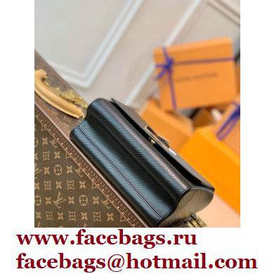 Louis Vuitton Epi Leather Twist MM Bag M58715 Black 2021