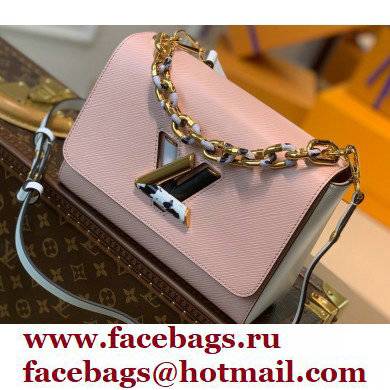 Louis Vuitton Epi Leather Twist MM Bag Pink 2021