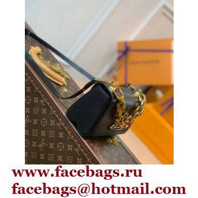 Louis Vuitton Epi Leather Twist PM Bag Black 2021 - Click Image to Close