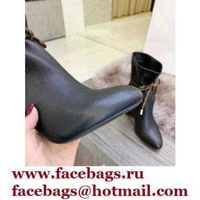 Louis Vuitton Heel 10cm Silhouette Ankle Boots Black 2021 - Click Image to Close