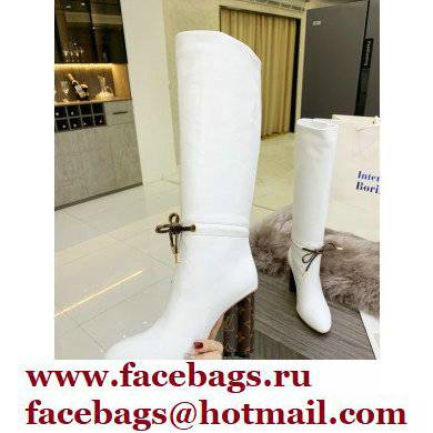 Louis Vuitton Heel 10cm Silhouette High Boots White 2021