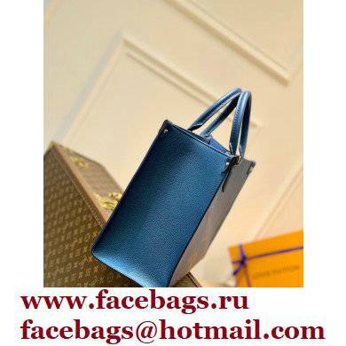 Louis Vuitton Monogram Empreinte Giant Onthego Tote Bag MM blue M45595 - Click Image to Close