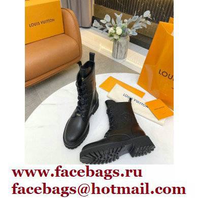 Louis Vuitton Territory Flat Ranger Ankle Boots Black 2021 - Click Image to Close