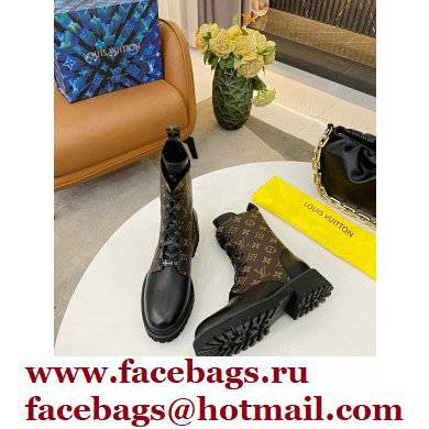 Louis Vuitton Territory Flat Ranger Ankle Boots Monogram Canvas 2021 - Click Image to Close